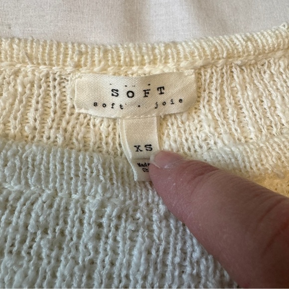 Soft Joie XS Abhay Linen Poncho Sweater ~ Lagenlook Minimalist - Picture 5 of 6